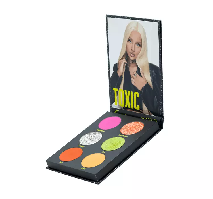 INGRID Toxic By Fagata Eyeshadow Palette paleta do cieni Toxic 6g