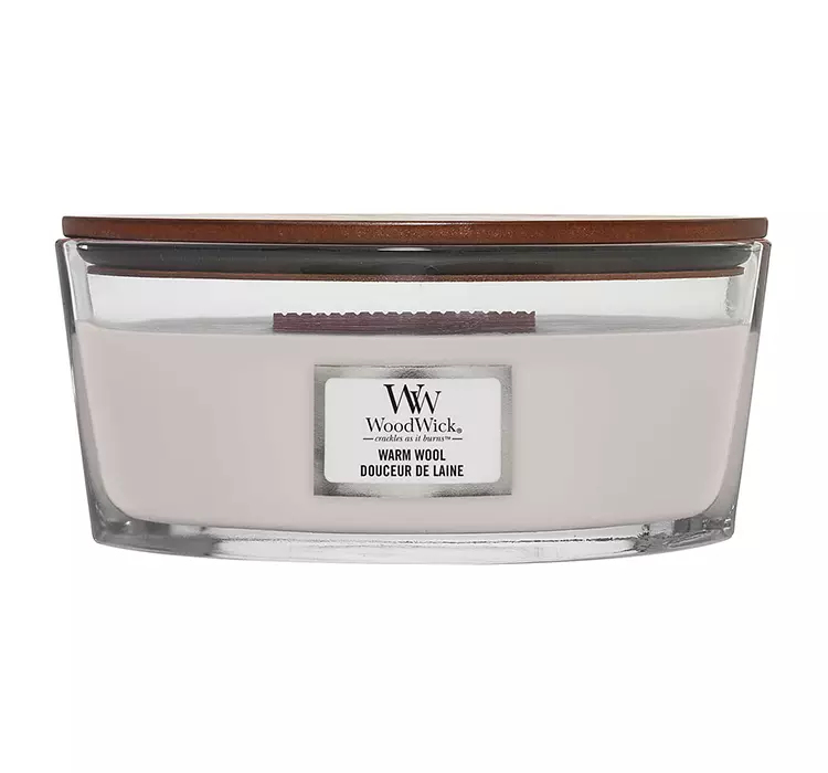 WOODWICK ELLIPSE CANDLE ŚWIECA ZAPACHOWA WARM WOOL 453,6G