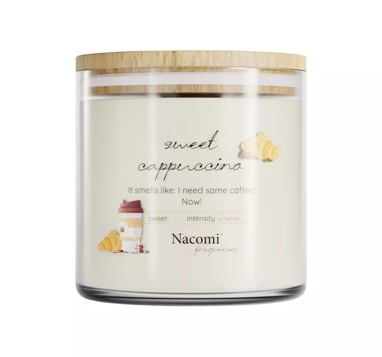 NACOMI FRAGRANCES SOJOWA ŚWIECA ZAPACHOWA SWEET CAPPUCCINO 450G