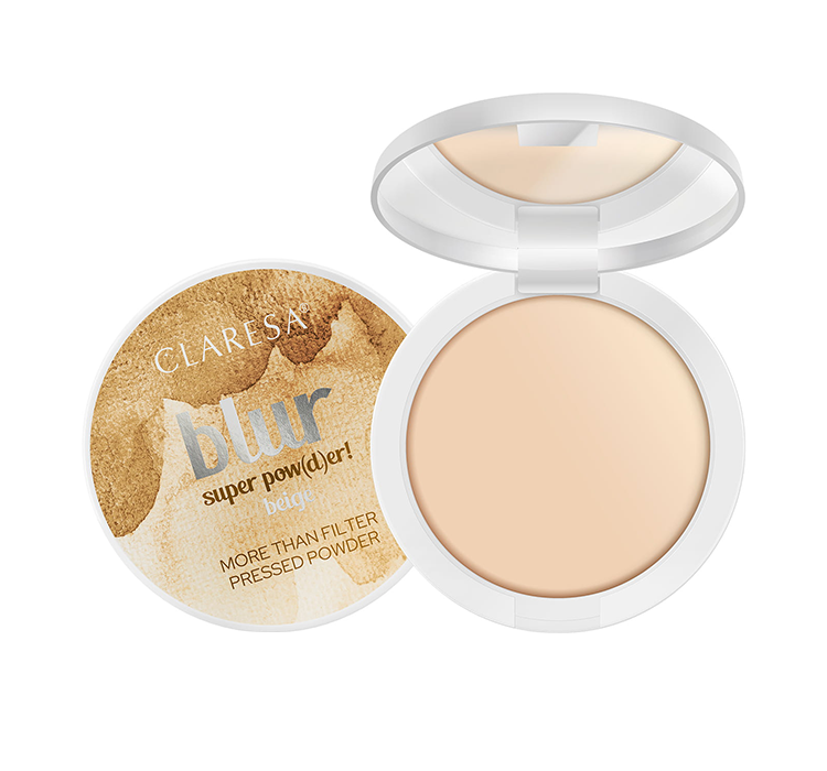 CLARESA BLUR SUPER POW(D)ER BEIGE PRASOWANY PUDER DO TWARZY 10G