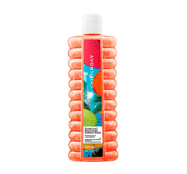 AVON SENSES BUBBLE BATH PŁYN DO KĄPIELI TROPICAL MEXICANA 500ML
