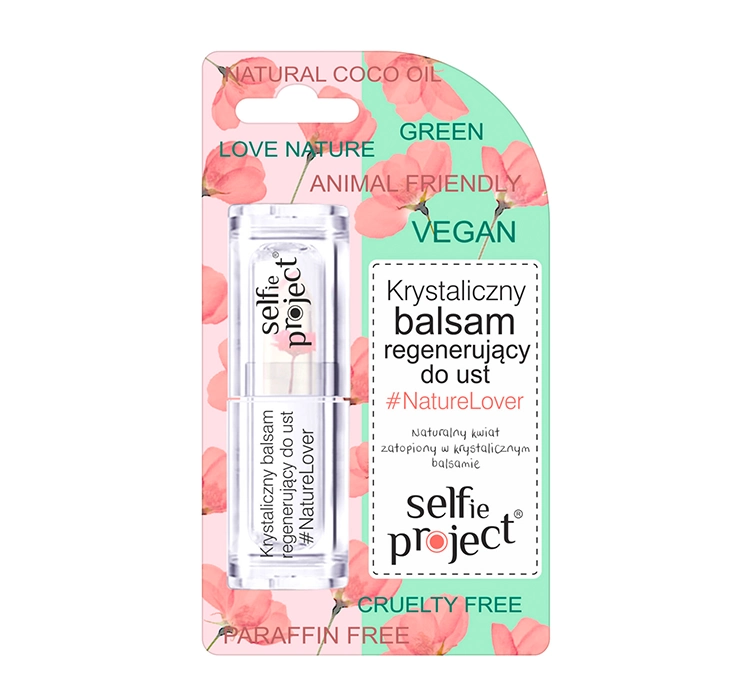 SELFIE PROJECT NATURE LOVER KRYSTALICZNY BALSAM REGENERUJĄCY DO UST 3,5G