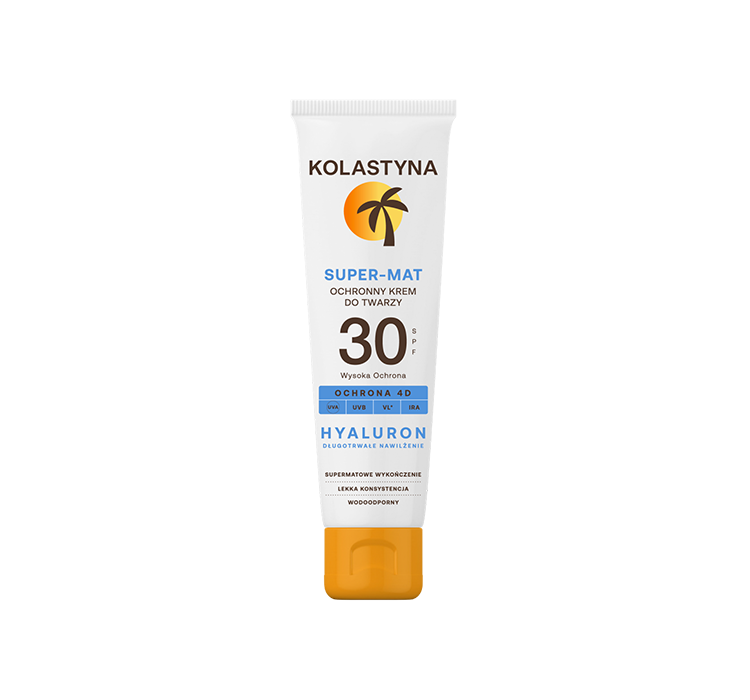 KOLASTYNA - SUPER-MAT - Ochronny krem do twarzy - SPF30 - 50 ml