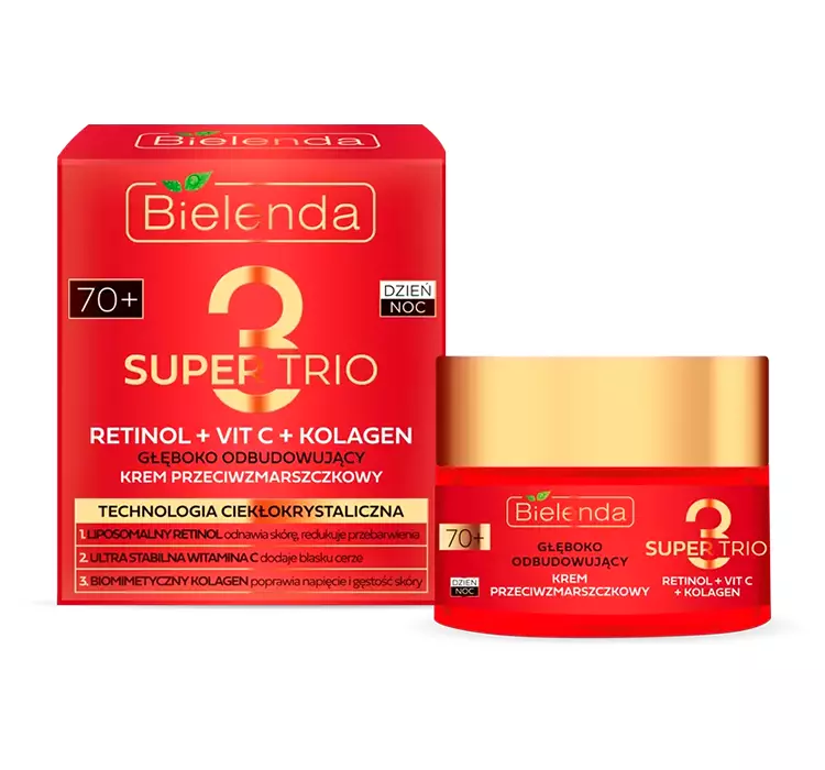 Bielenda Super Trio Krem Retinol 70+ 50 ml