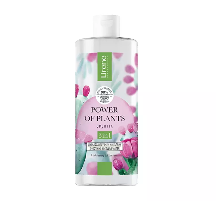 Lirene Power Of Plants Opuncja Wygładzający płyn micerny 3w1 400ml
