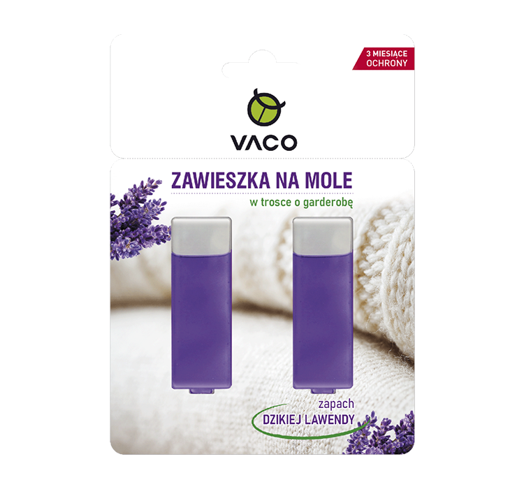 Vaco Zawieszka na mole w żelu Lavender) 2 szt