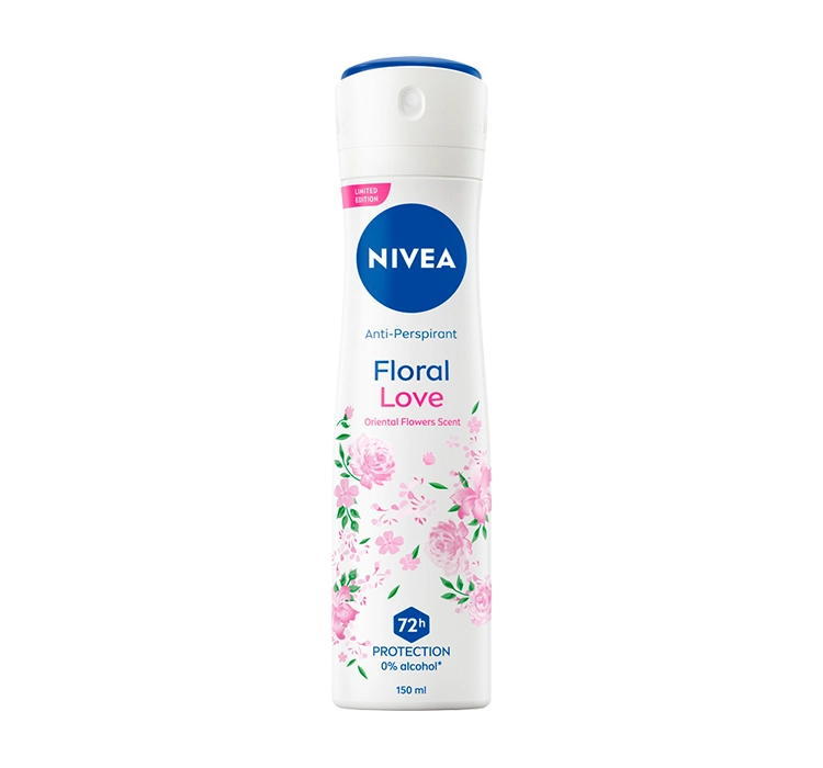 NIVEA FLORAL LOVE ANTYPERSPIRANT W SPRAYU DLA KOBIET 150ML