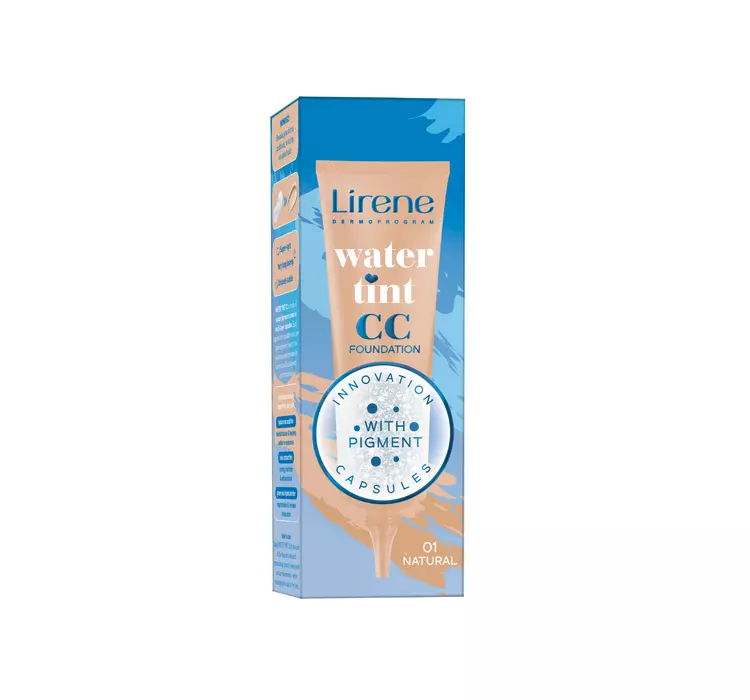 Lirene Water Tint CC Foundation 01 Natural 25ml