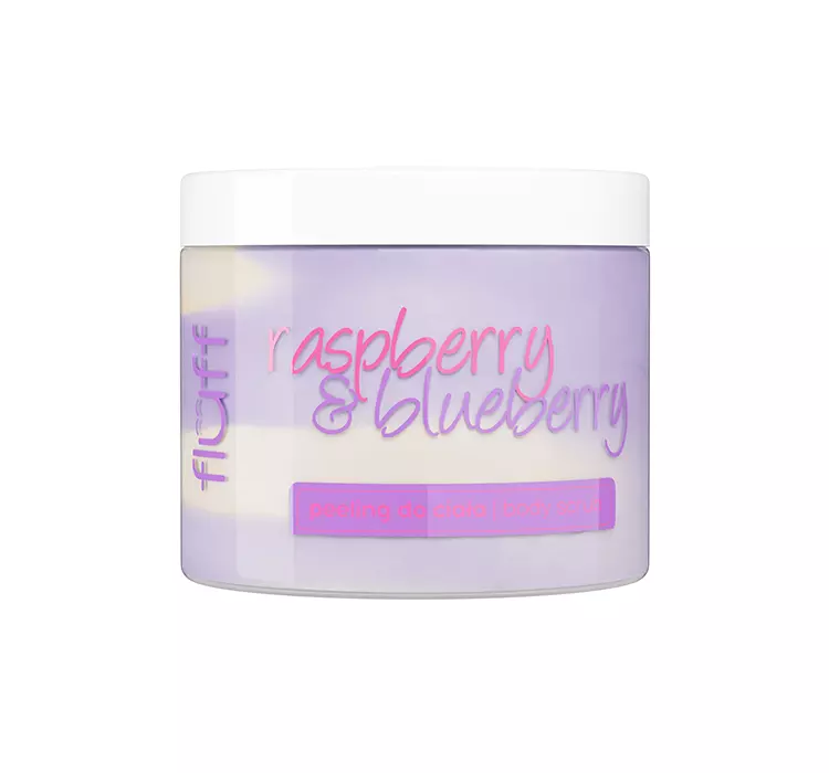 Fluff Peeling do ciała o zapachu maliny i jagody 160 ml