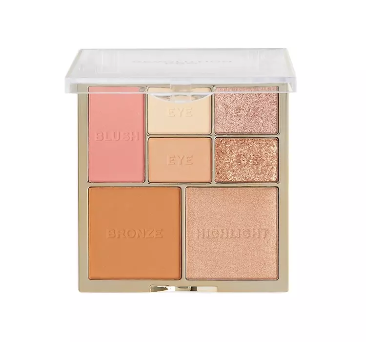 REVOLUTION PRO ICONIC PALETA DO MAKIJAŻU OCZU I TWARZY LIGHT MEDIUM 12G