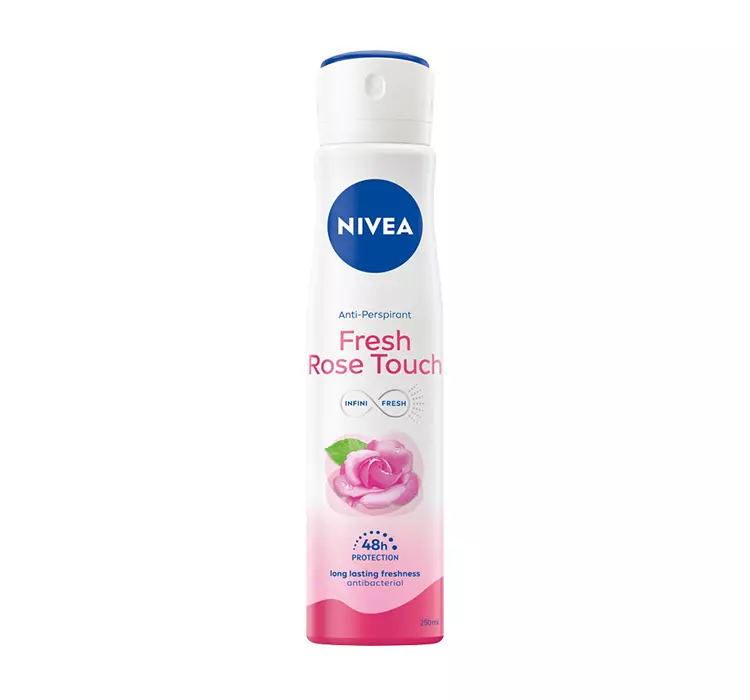 Nivea - Fresh Rose Touch - 48H Dry Protection Anti-Perspirant - Antyperspirant w aerozolu dla kobiet - 250 ml