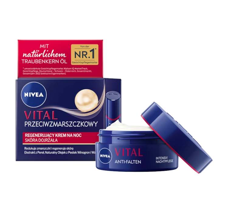 Nivea Vital Przeciwzmarszczkowy regenerujący Krem na noc 50ml