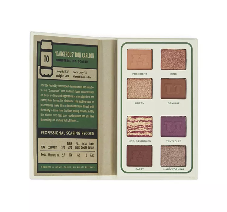 MAKEUP REVOLUTION X MONSTERS UNIVERSITY PALETA CIENI DO POWIEK 