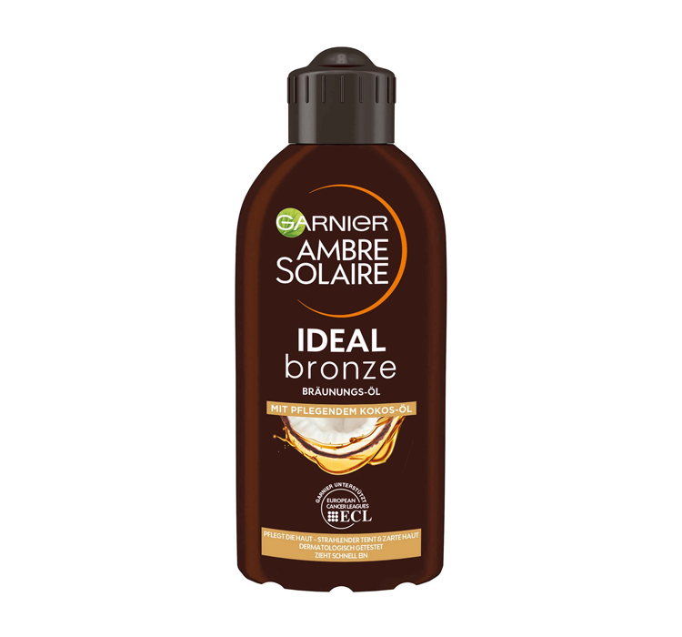 GARNIER Ambre Solaire Ideal Bronze Olejek Pielęgnacyjny Do Opalania 200ml