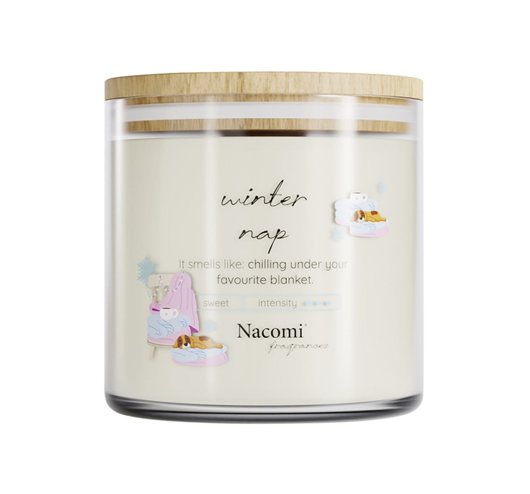 NACOMI FRAGRANCES SOJOWA ŚWIECA ZAPACHOWA WINTER NAP 450G