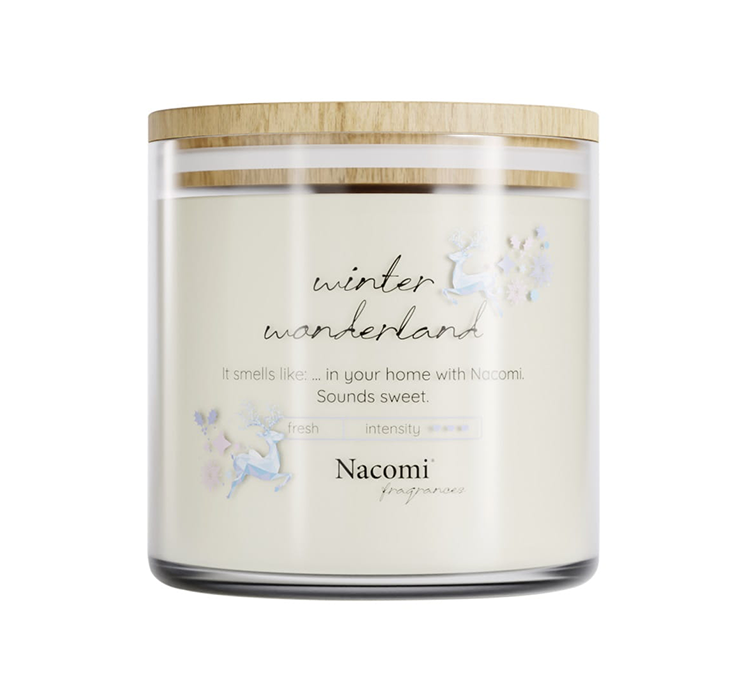 NACOMI FRAGRANCES SOJOWA ŚWIECA ZAPACHOWA WINTER WONDERLAND 450G