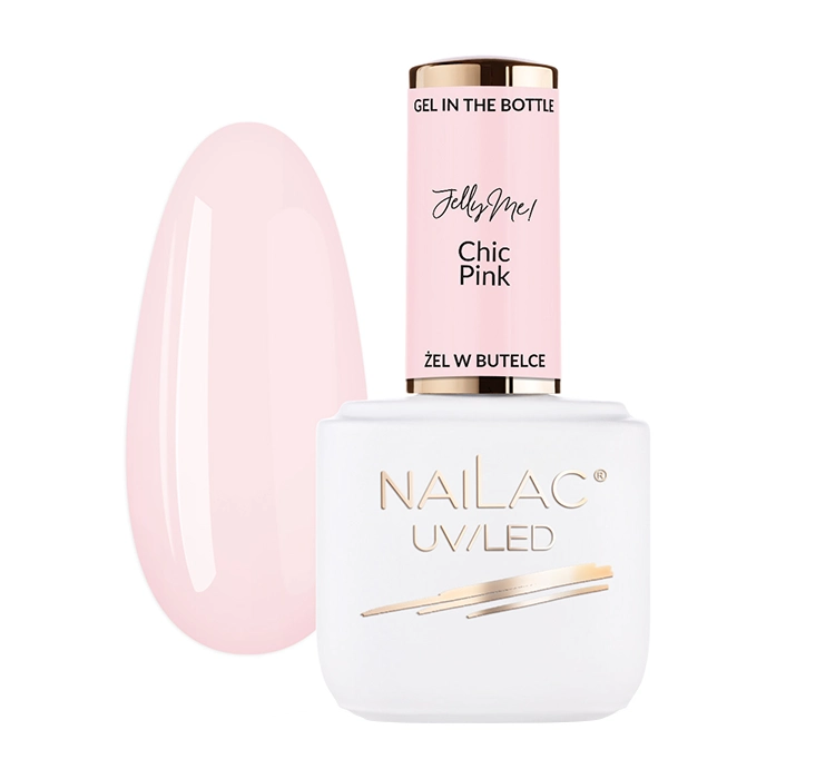 Nailac NAILAC Żel w butelce JellyMe! Chic Pink 7 ml NAI000506