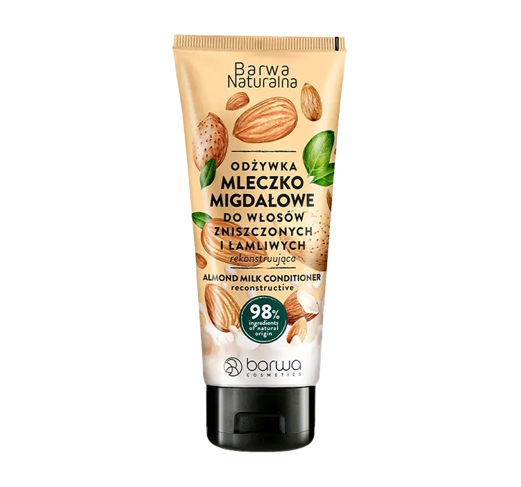 BARWA Naturalna Odżywka Rekonstruująca Mleczko Migdałowe 200ml