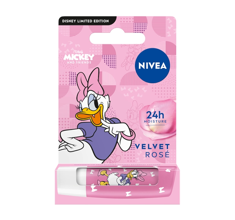 Nivea Lip Care Daisy Duck Disney Edition - Pomadka pielęgnująca do ust 4,8 g