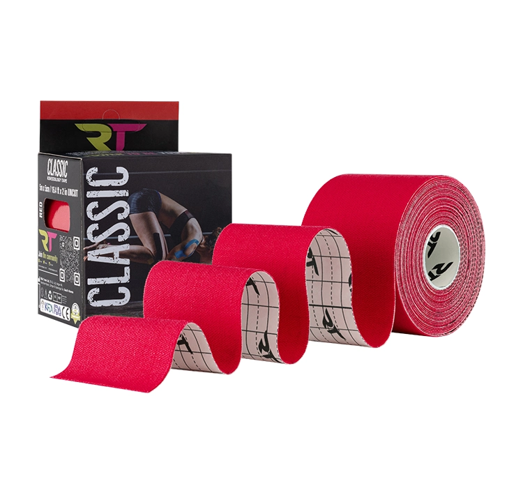 REA Tape Classic taśma kinesiology (czerwona)