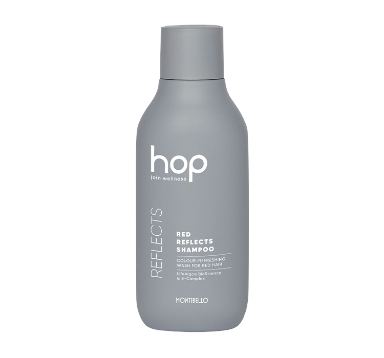 Montibello HOP Red Reflects, Szampon do włosów rudych i kasztanowych, 300ml