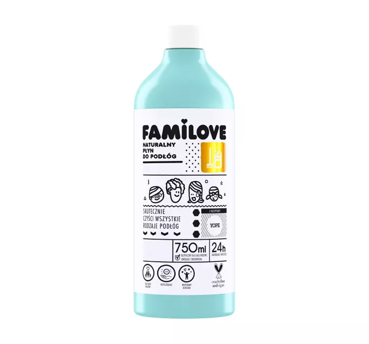 Yope Familove, naturalny płyn do podłóg, 750ml