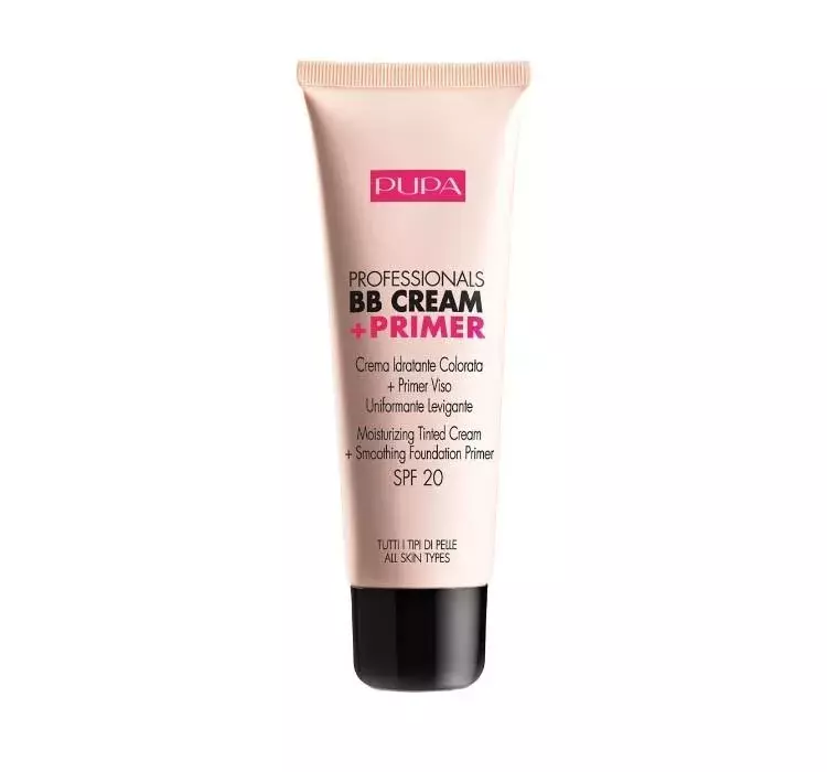 Pupa BB Cream + Primer Normal/Dry Skin krem BB z bazą pod makijaż 002 Sand 50ml
