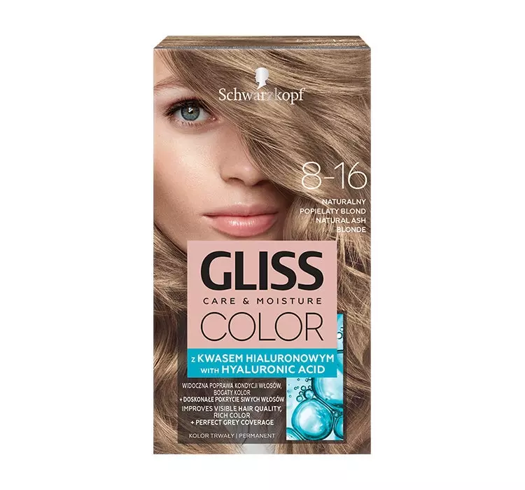 Schwarzkopf Gliss Color farba 8-16 NaturalnyBlond