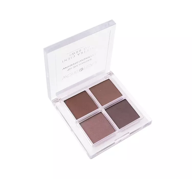 Lash Brow LashBrow - BROWS ME UP EYEBROW SHADOW PALETTE - Paleta 4 cieni do brwi - 5,6 g