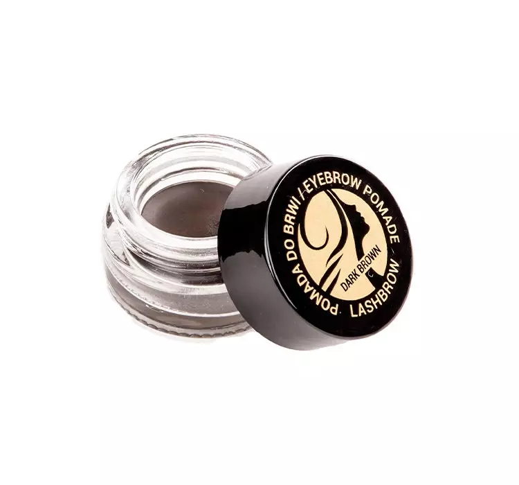 LashBrow Lash Brown - EYEBROW POMADE - Pomada do brwi - DARK BROWN LASBPDBR-DOBR-01