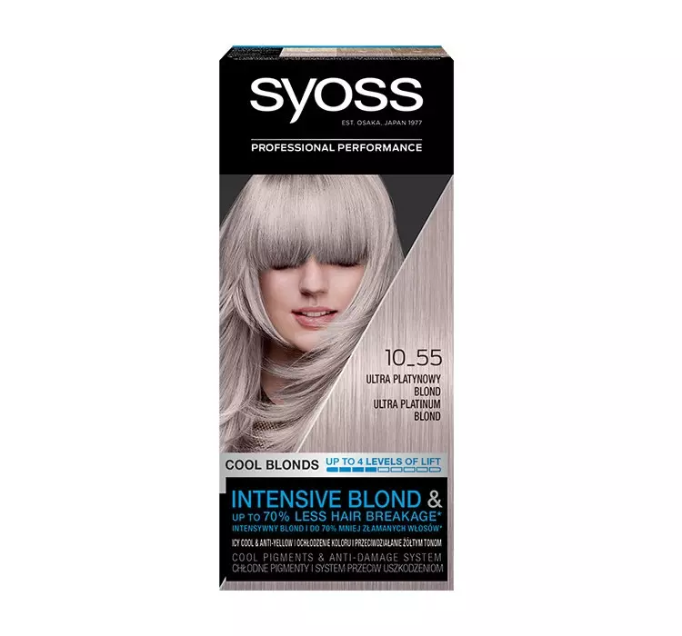 Schwarzkopf H SYOSS FARBA 10-55 UL PLAT BLOND