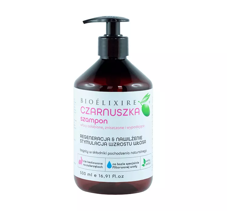 Bioelixire Szampon czarnuszka wł. osłabione 500ml