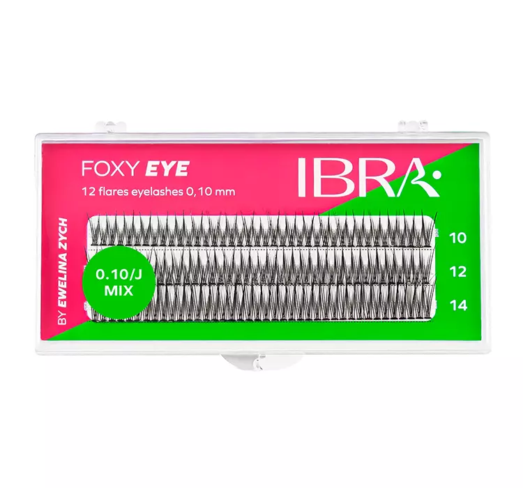 Ibra, Ibra Foxy Eye, Kępki rzęs Mix, 120 szt.