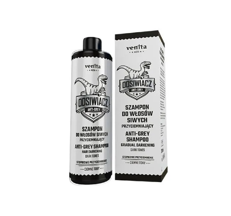 Venita Men szampon do włosów siwych przyciemniający Ciemne Tony 200ml