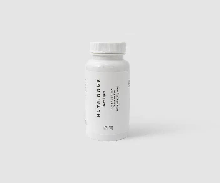 Nutridome, Kwercetyna W Kapsułkach Dla Działania Antyoksydacyjnego I Łagodzenia Stanów Zapalnych, 60 Szt.