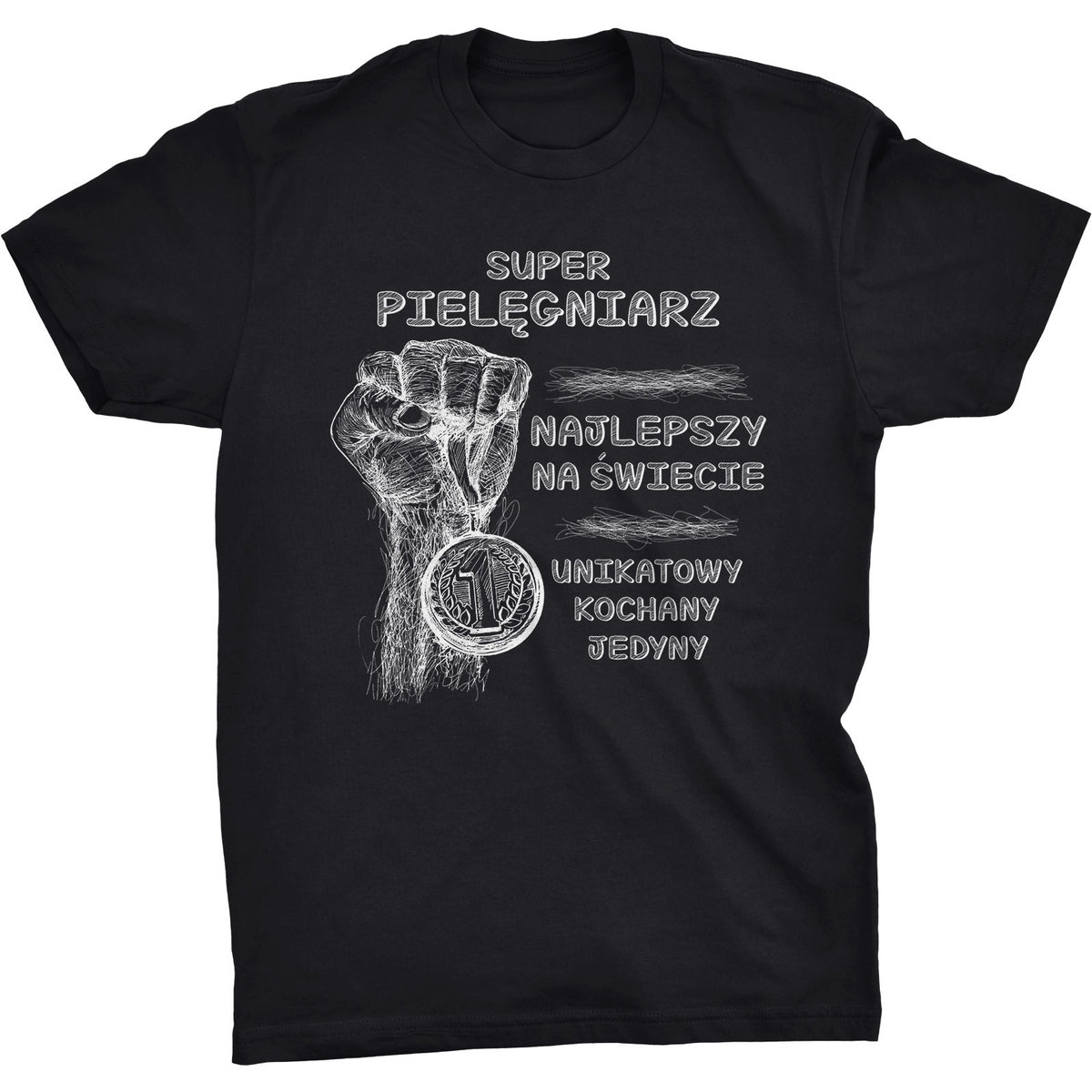 Koszulka Super Pielęgniarz Najlepszy Na Świecie
