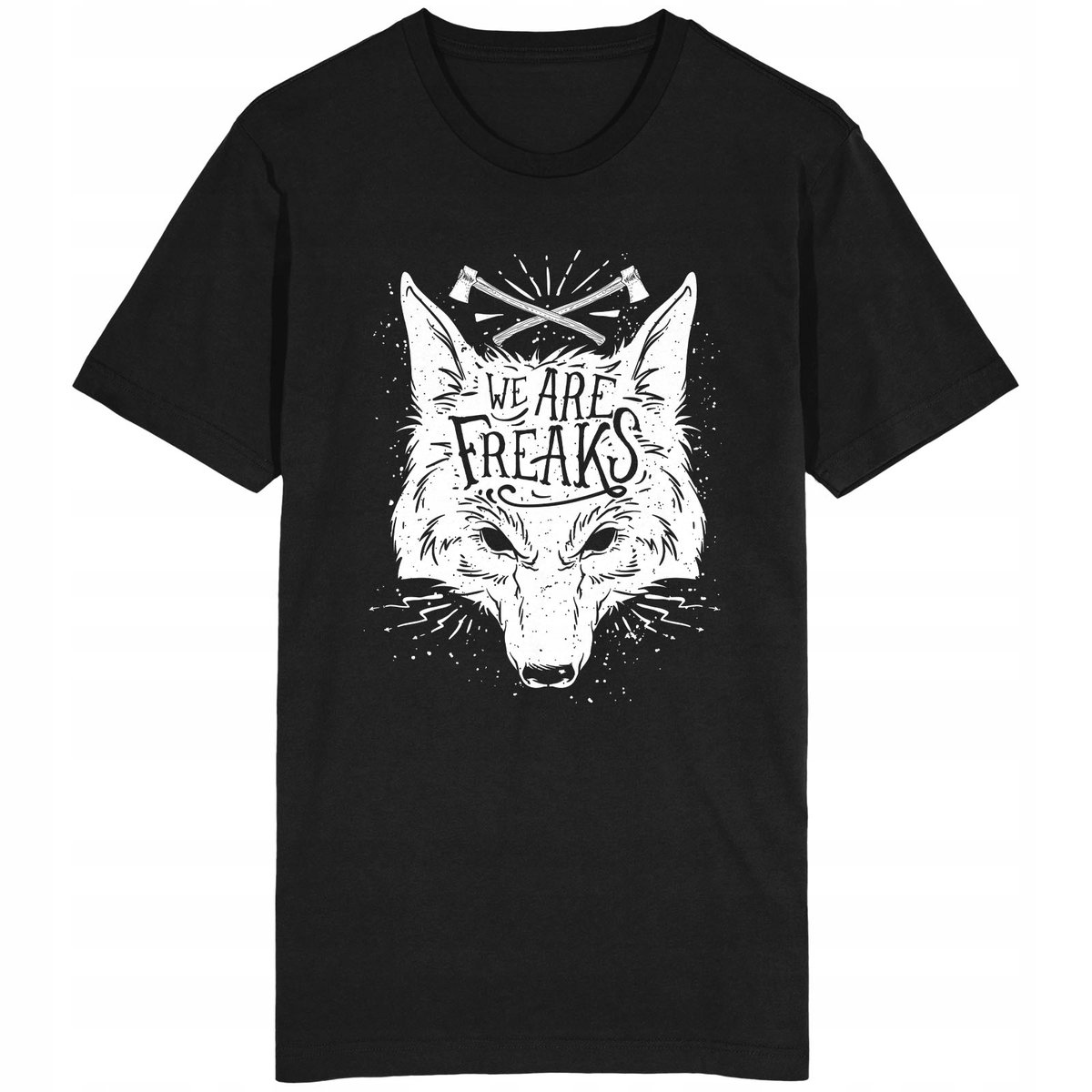We Are Freaks Koszulka Wilk Topór Natura Zwierzęta