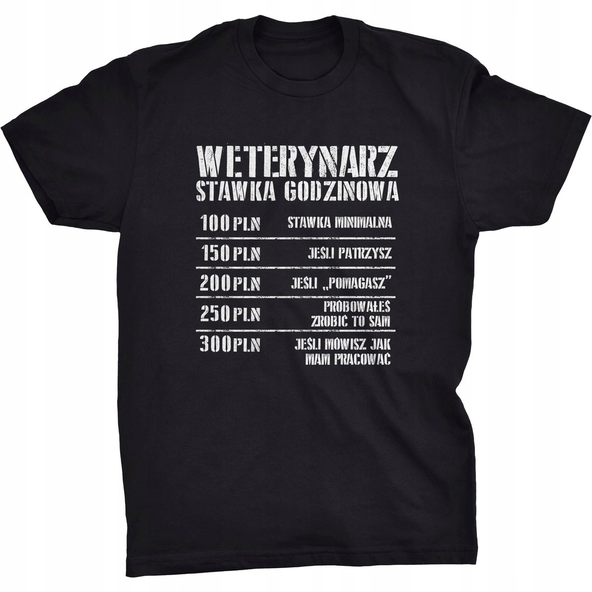 Stawka Godzinowa Koszulka Dla Weterynarza Prezent