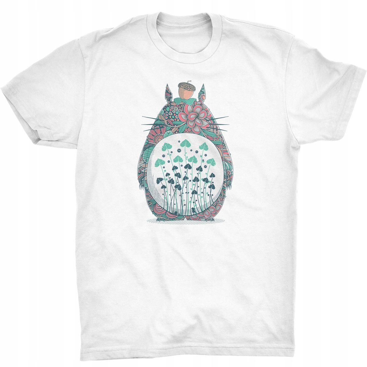 Mój Sąsiad Totoro Koszulka Anime Manga Japonia Art
