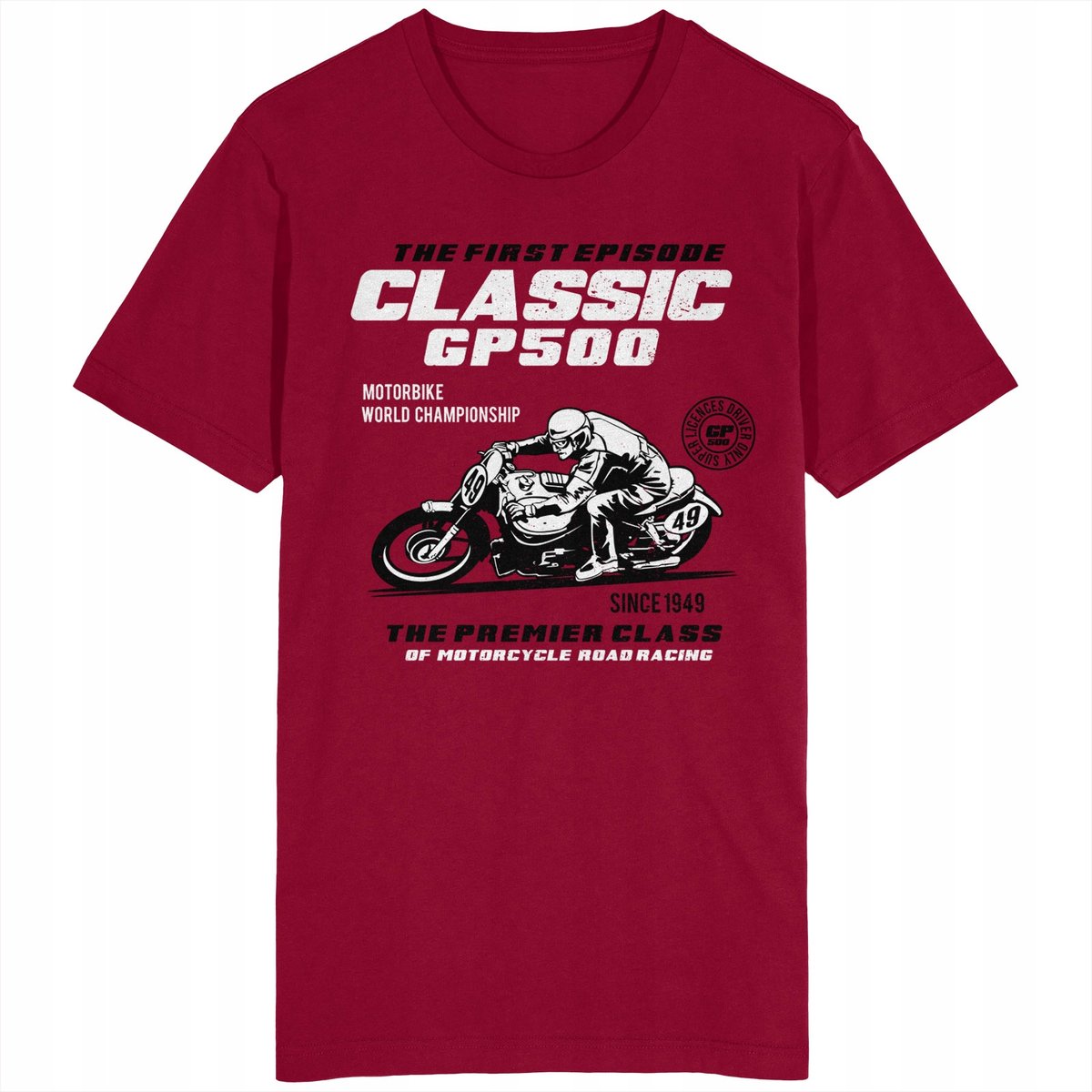 Moto GP 500 Koszulka Motocyklista Wyścigi Motor