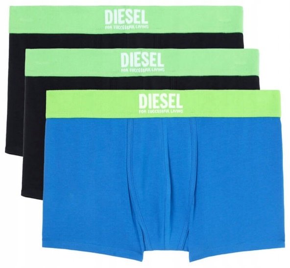 DIESEL ORYGINALNE BOKSERKI MĘSKIE 3-PACK BOX XXL