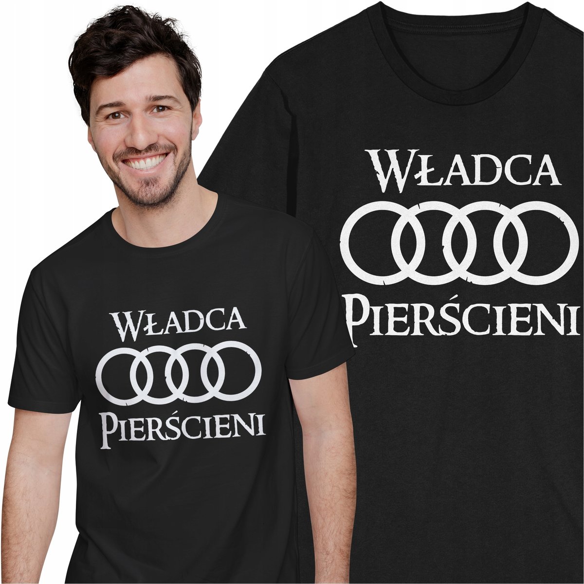 Władca Pierścieni Audi Koszulka LOTR Motoryzacja