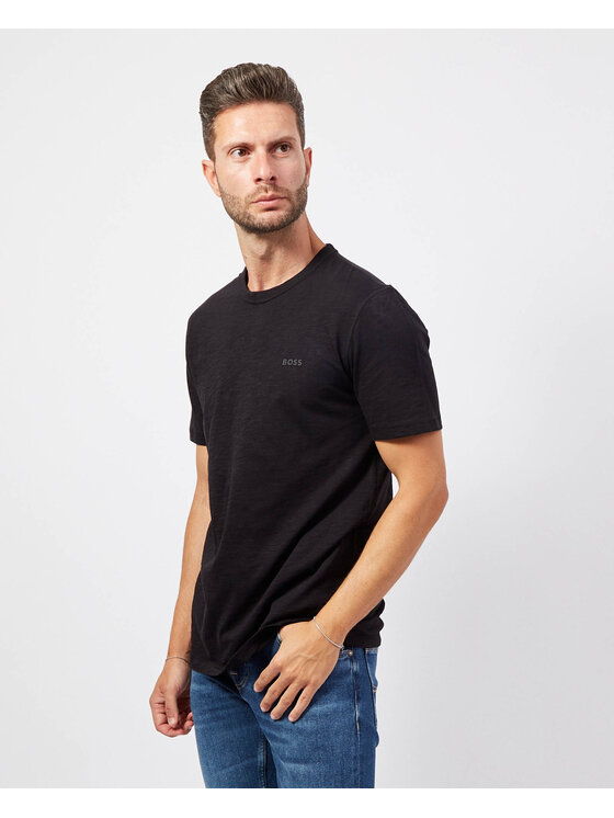 Boss T-Shirt 50508243 Czarny Regular Fit