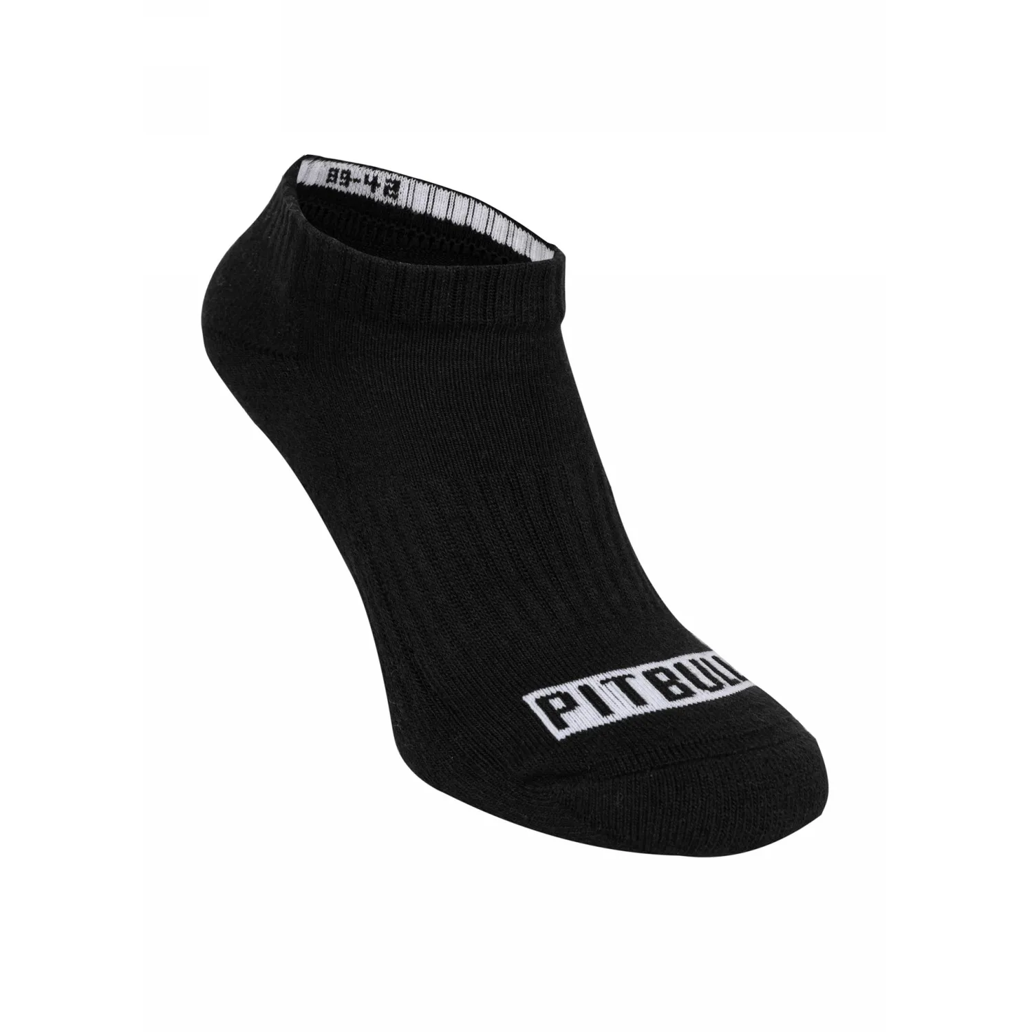 Skarpetki Pit Bull Pad Pitbull grube (3-pak) - Czarne  43/46