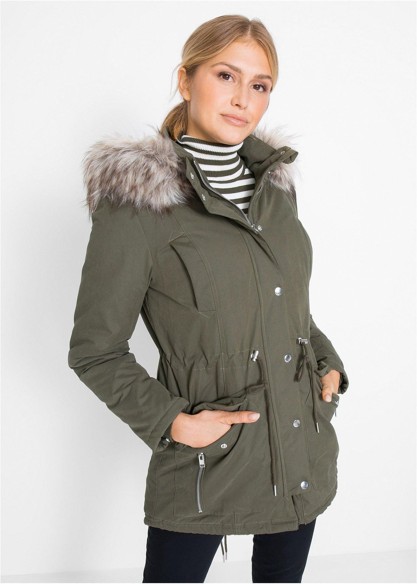 Parka ocieplana - bonprix