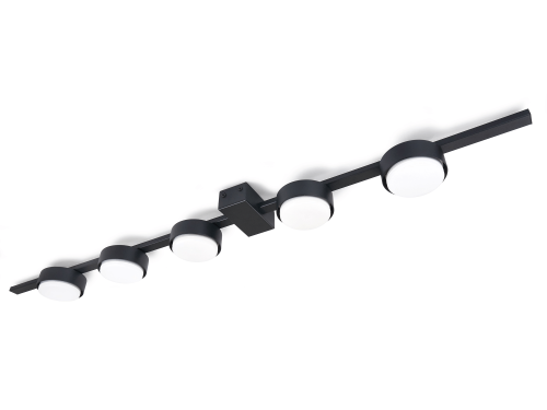 Lampa sufitowa natynkowa GX53 LED Zola x5 90cm - Czarna