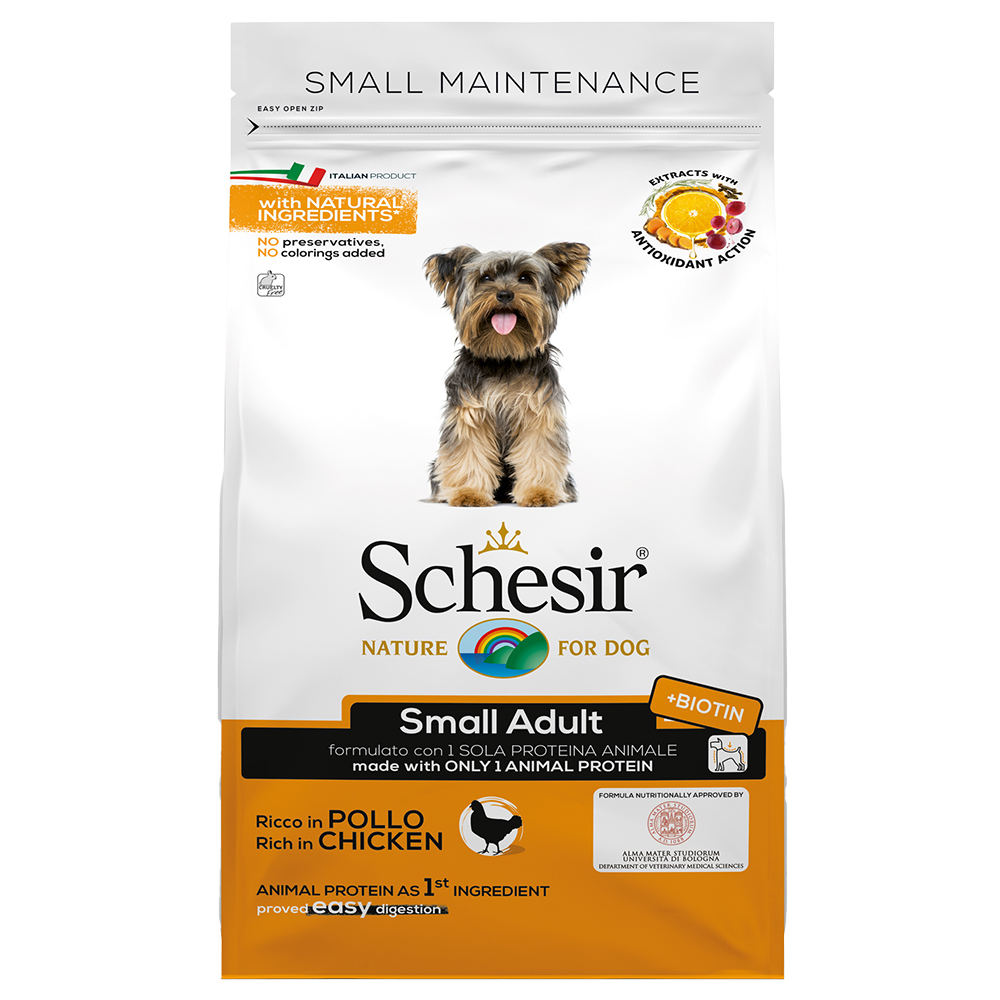 Schesir Dog Small Adult z kurczakiem - 2 kg