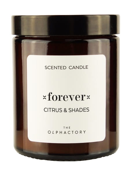 Świeca zapachowa perfumowana - The Olphactory - Ξ forever Ξ - Citrus & Shades - 135g