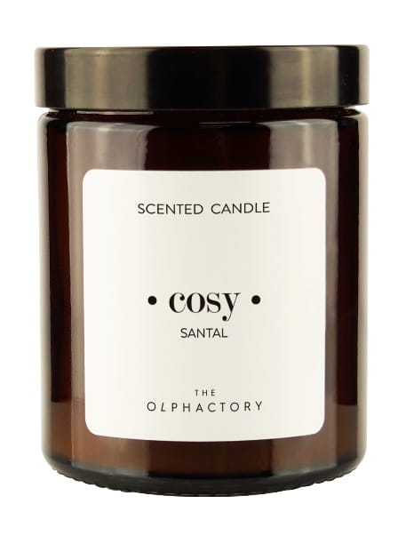 Świeca zapachowa perfumowana - The Olphactory - • cosy • - Santal - 135g