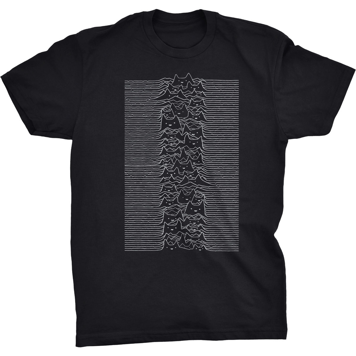 Unknown Pleasures Koszulka Koty Joy Division Cats